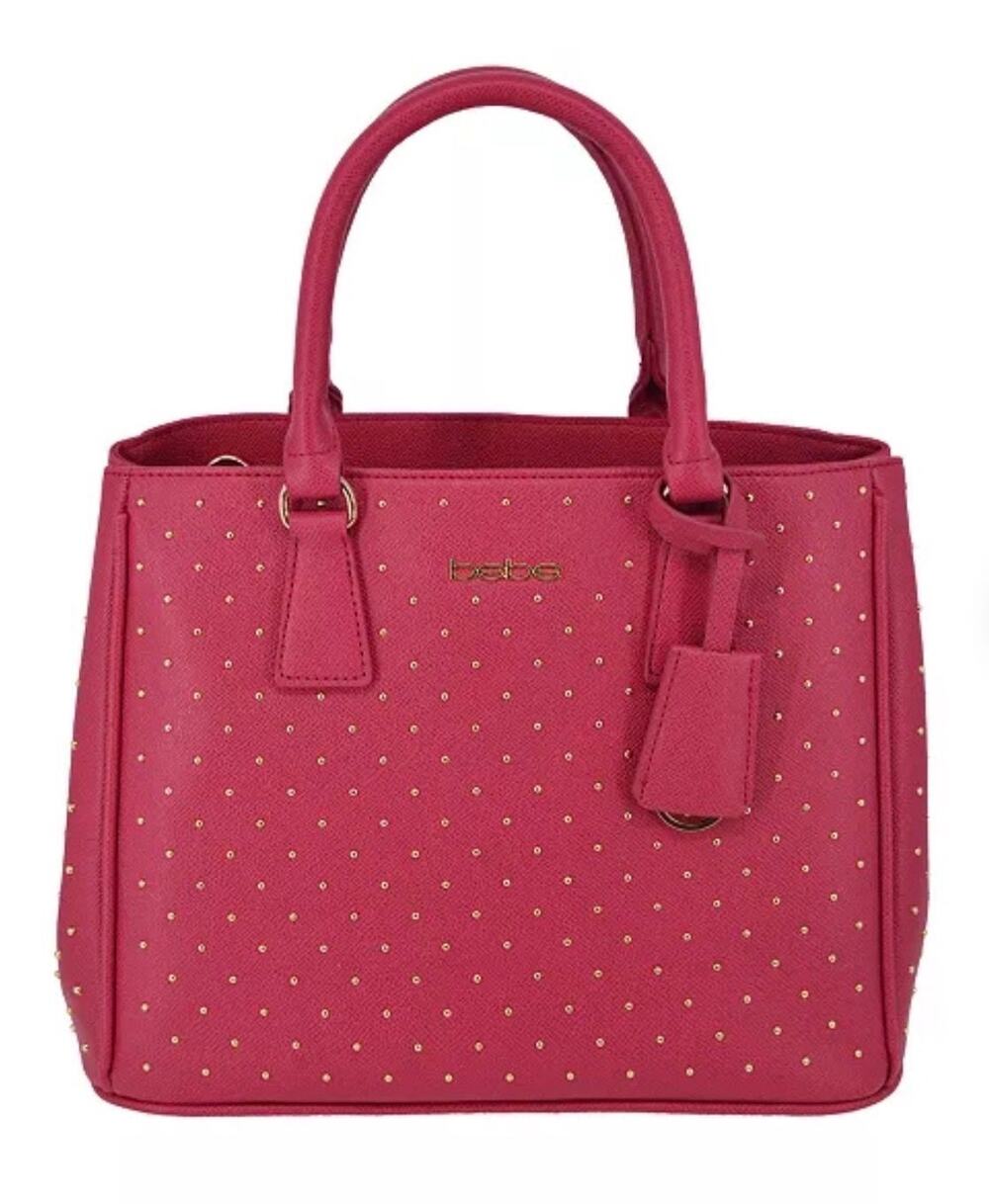 BEBE Sagan Studded Medium Satchel Bag